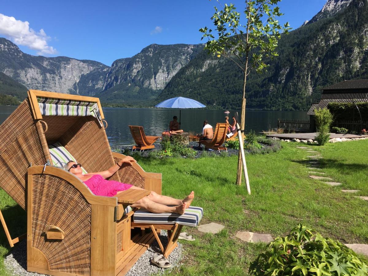 Glueck Am See - Apartment Mit Seezugang Hallstatt Esterno foto