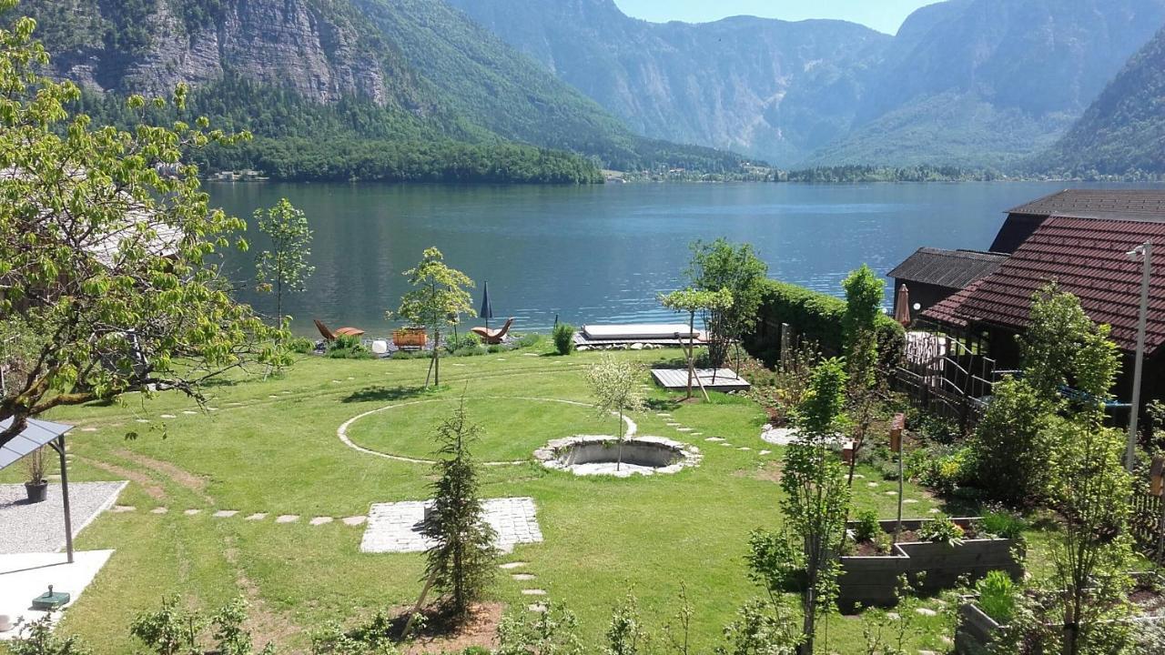 Glueck Am See - Apartment Mit Seezugang Hallstatt Esterno foto