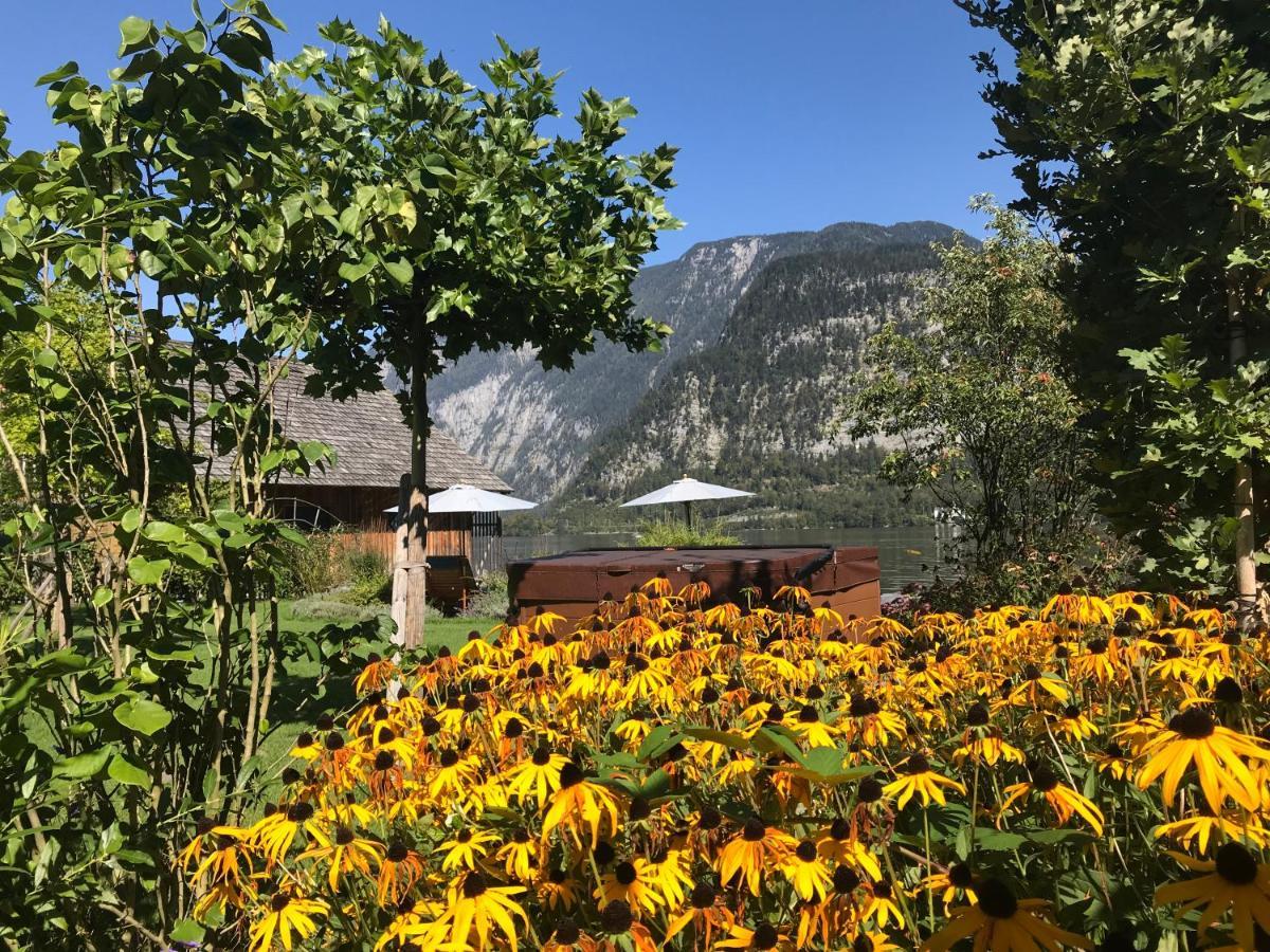 Glueck Am See - Apartment Mit Seezugang Hallstatt Esterno foto